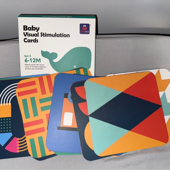 Baby Visual Stimulation Cards Set - Multicolor - Picture 9 of 11